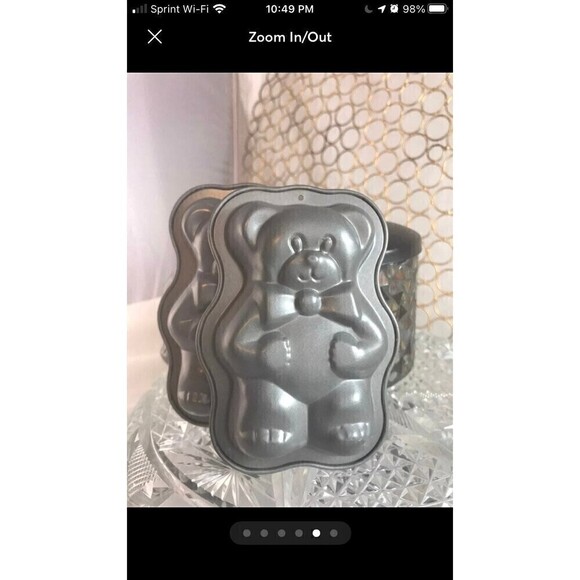 3 mini Bear cake molds NEW - Picture 5 of 6